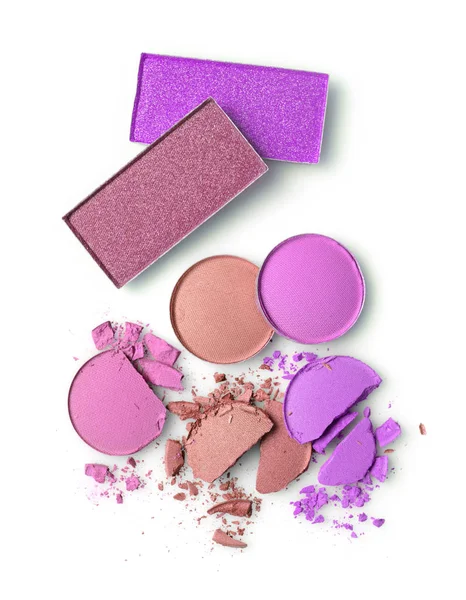 Sombra de ojos estrellada de color para maquillaje como muestra del producto cosmético — Foto de Stock