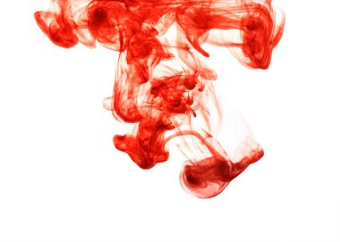 Arka plan rengi bulut mürekkep su ile