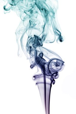 Transparented renkli duman bulutu