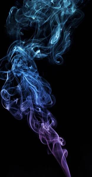 Transparented colorful cloud of smoke — Stock Photo, Image