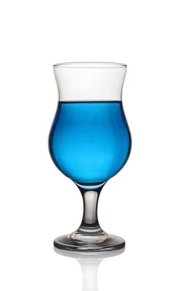 Copo de bebida alcoólica azul — Fotografia de Stock