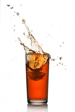 Splash siyah çay buzlu cam