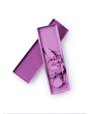 İçin mor ezilmiş göz farı makyaj kozmetik ürünü örnek