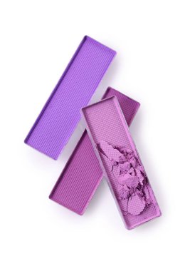 İçin mor ezilmiş göz farı makyaj kozmetik ürünü örnek