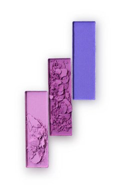 İçin mor ezilmiş göz farı makyaj kozmetik ürünü örnek