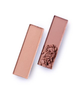 İçin bej ezilmiş göz farı makyaj kozmetik ürünü örnek