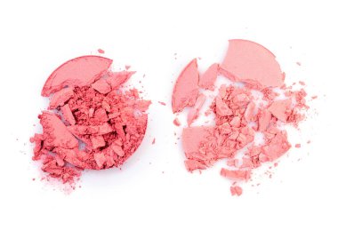 İçin pembe ezilmiş göz farı makyaj kozmetik ürünü örnek