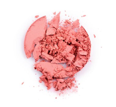 İçin pembe ezilmiş göz farı makyaj kozmetik ürünü örnek