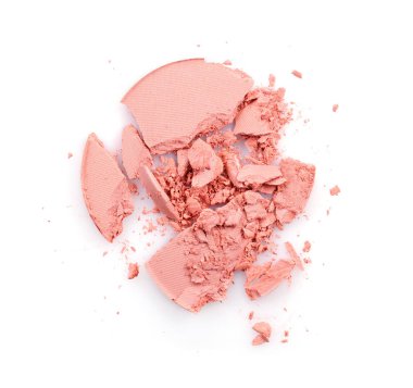 İçin pembe ezilmiş göz farı makyaj kozmetik ürünü örnek