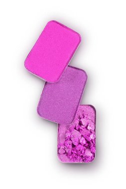 İçin mor ezilmiş göz farı makyaj kozmetik ürünü örnek