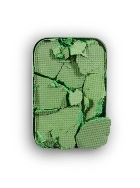 İçin yeşil ezilmiş göz farı makyaj kozmetik ürünü örnek