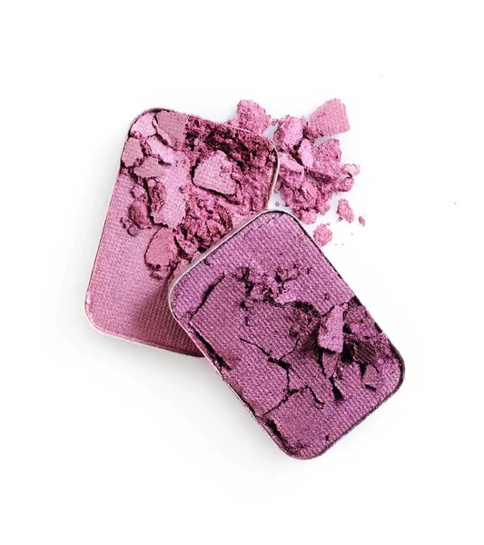 İçin mor ezilmiş göz farı makyaj kozmetik ürünü örnek