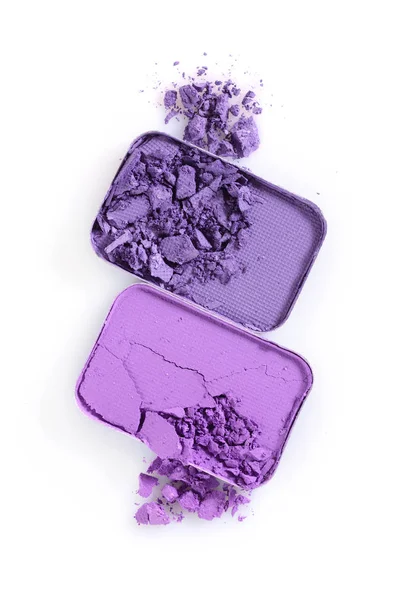 İçin mor ezilmiş göz farı makyaj kozmetik ürünü örnek