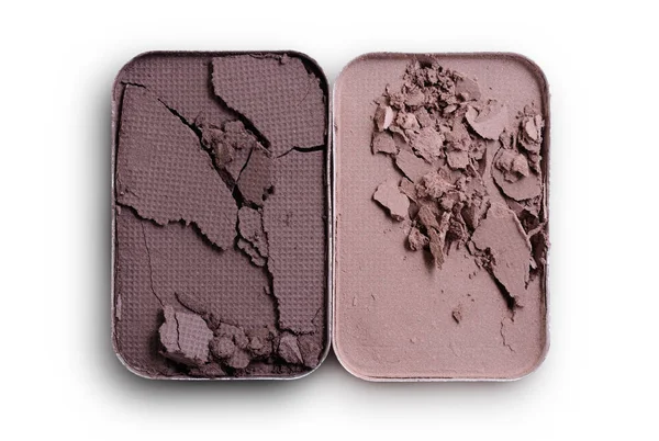 İçin kahverengi ezilmiş göz farı makyaj kozmetik ürünü örnek