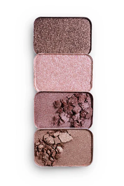 İçin kahverengi ezilmiş göz farı makyaj kozmetik ürünü örnek