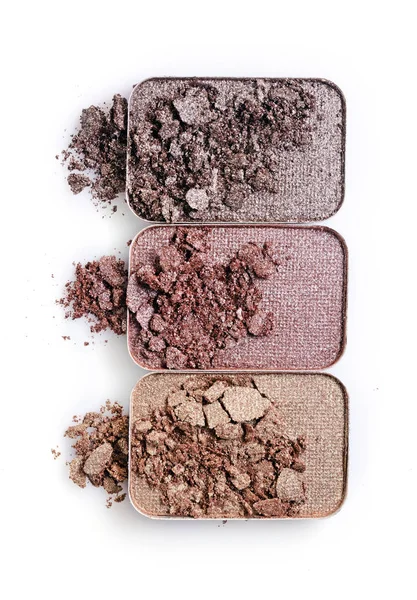 İçin renkli ezilmiş göz farı makyaj kozmetik ürünü örnek