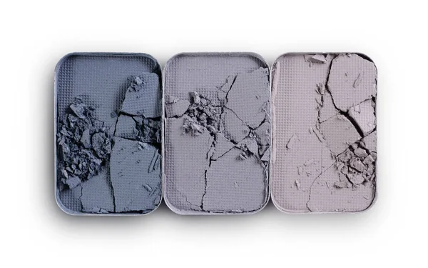 İçin gri ezilmiş göz farı makyaj kozmetik ürünü örnek