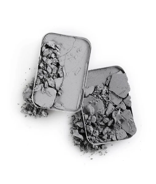 İçin gri ezilmiş göz farı makyaj kozmetik ürünü örnek