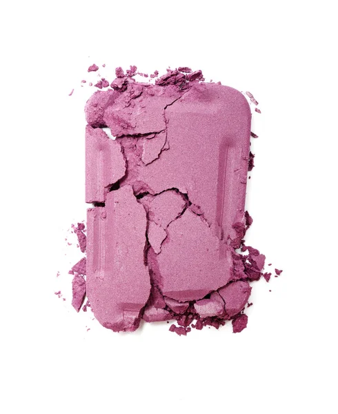 Pembe ezilmiş göz farı makyaj kozmetik ürünü örnek olarak