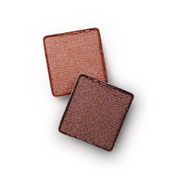 Kahverengi parlak göz farı makyaj kozmetik ürünü örnek olarak