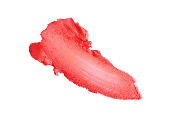 Красная помада для макияжа в качестве образца косметического средства
