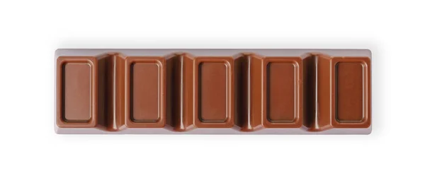 Close-up melkchocolade bar met vulling — Stockfoto