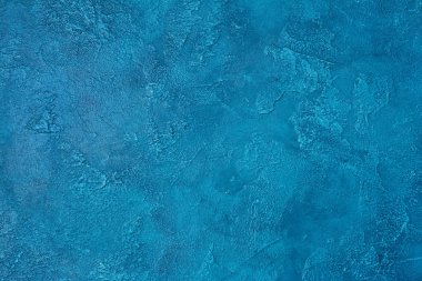 Koyu mavi grunge kopya alanı ile beton dokulu duvar
