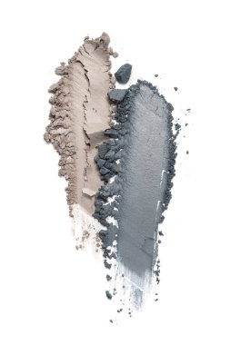 Gri göz farı lekesi beyazda izole edilmiş.