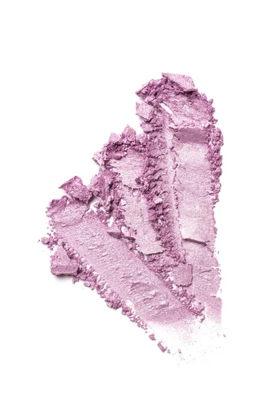 Esfregaço de sombra púrpura brilhante isolado em branco — Fotografia de Stock