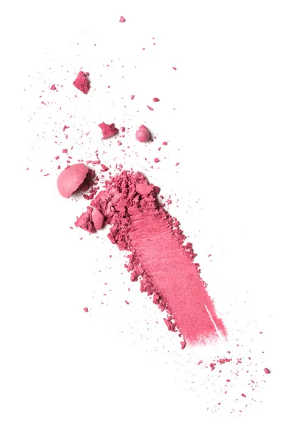 Smear van roze bal blusher — Stockfoto