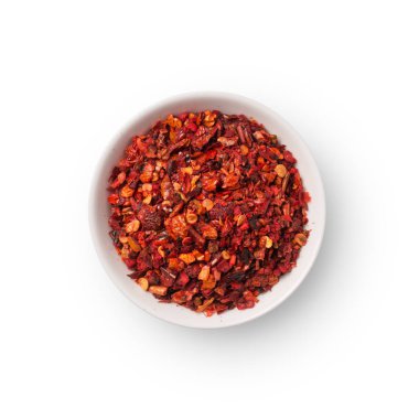 Bright red cayenne pepper spice for tasty cooking