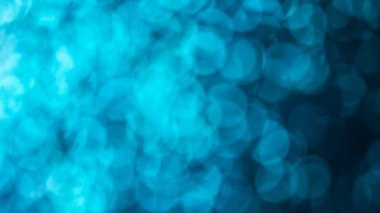 Bokeh efektli soyut mavi arkaplan