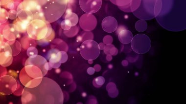 Pembe ve altın bokeh ile soyut arkaplan