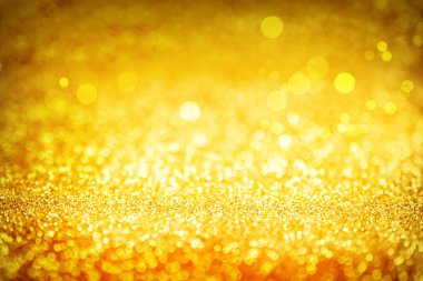 altın arka plan bokeh etkisi ile