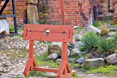 6 Nisan 2020 Pazartesi Torun, Polonya. M.Ö. 1235. Teutonic Şövalyeleri Kalesi..