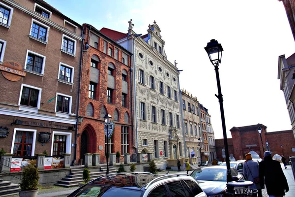 2020 Torun Poland Tuesday April 2020 Wall One Old Building — 스톡 사진