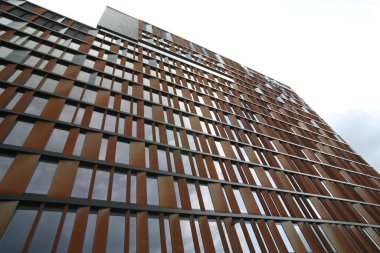 LODZ.POLAND, 13 Nisan 2020, New Center of Lodz 'da ofis binası 