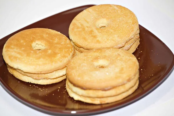 Een Suikerkoekje Een Koekje Met Belangrijkste — Stockfoto