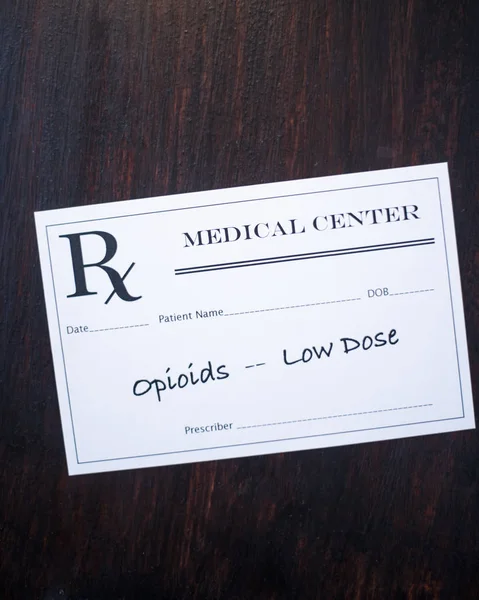 Opioid reçete - düşük doz