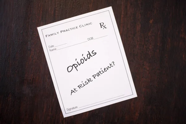 Opioid reçete - Risk hasta