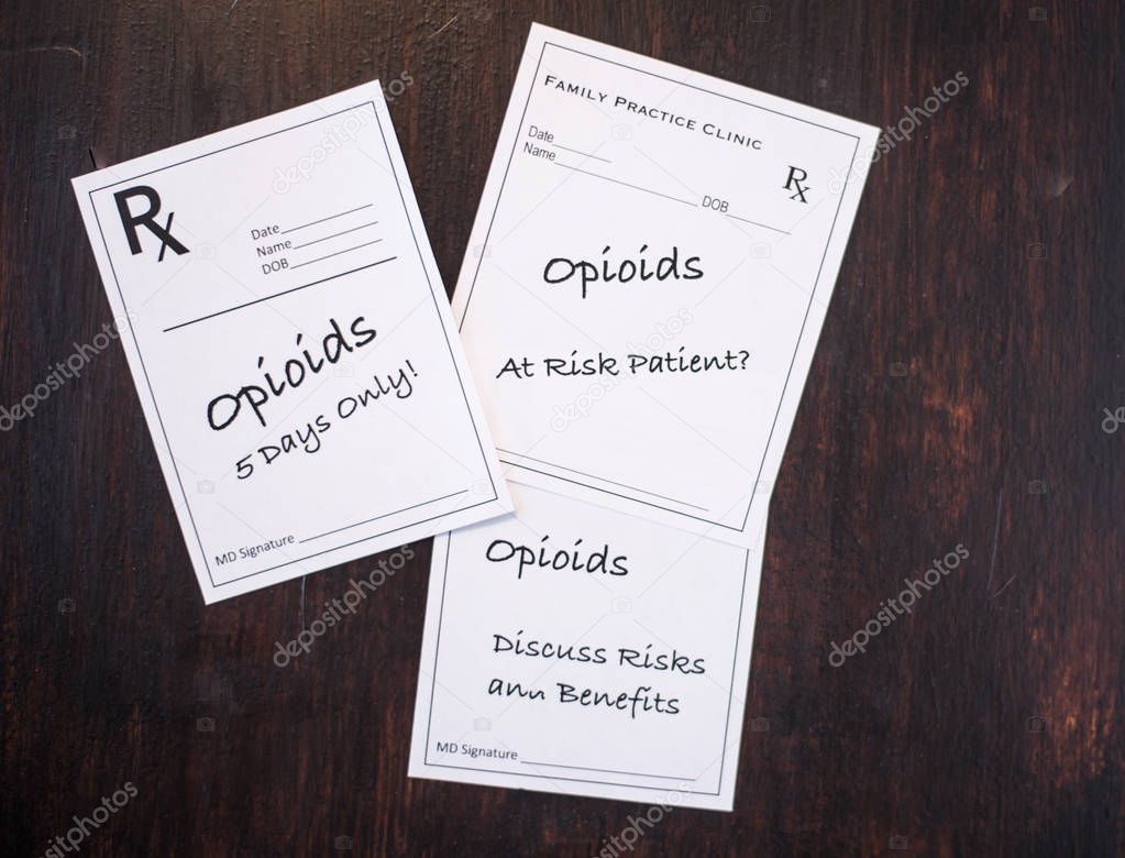 Opioid Prescriptions with prescribing warnings 