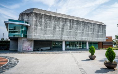 Gochang Dolmen Müzesi Gochang-gun Güney Kore 'nin ön manzarası