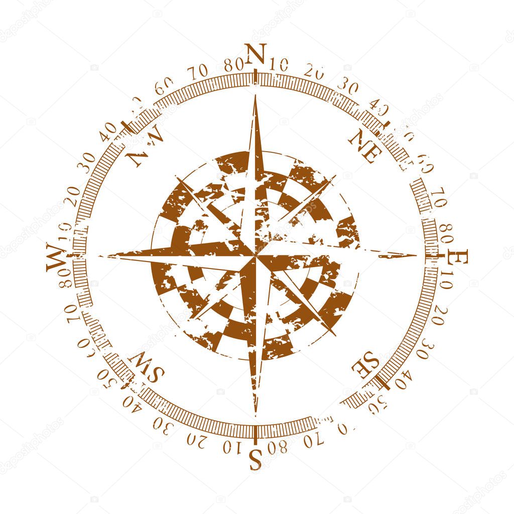 Element of a vintage compass