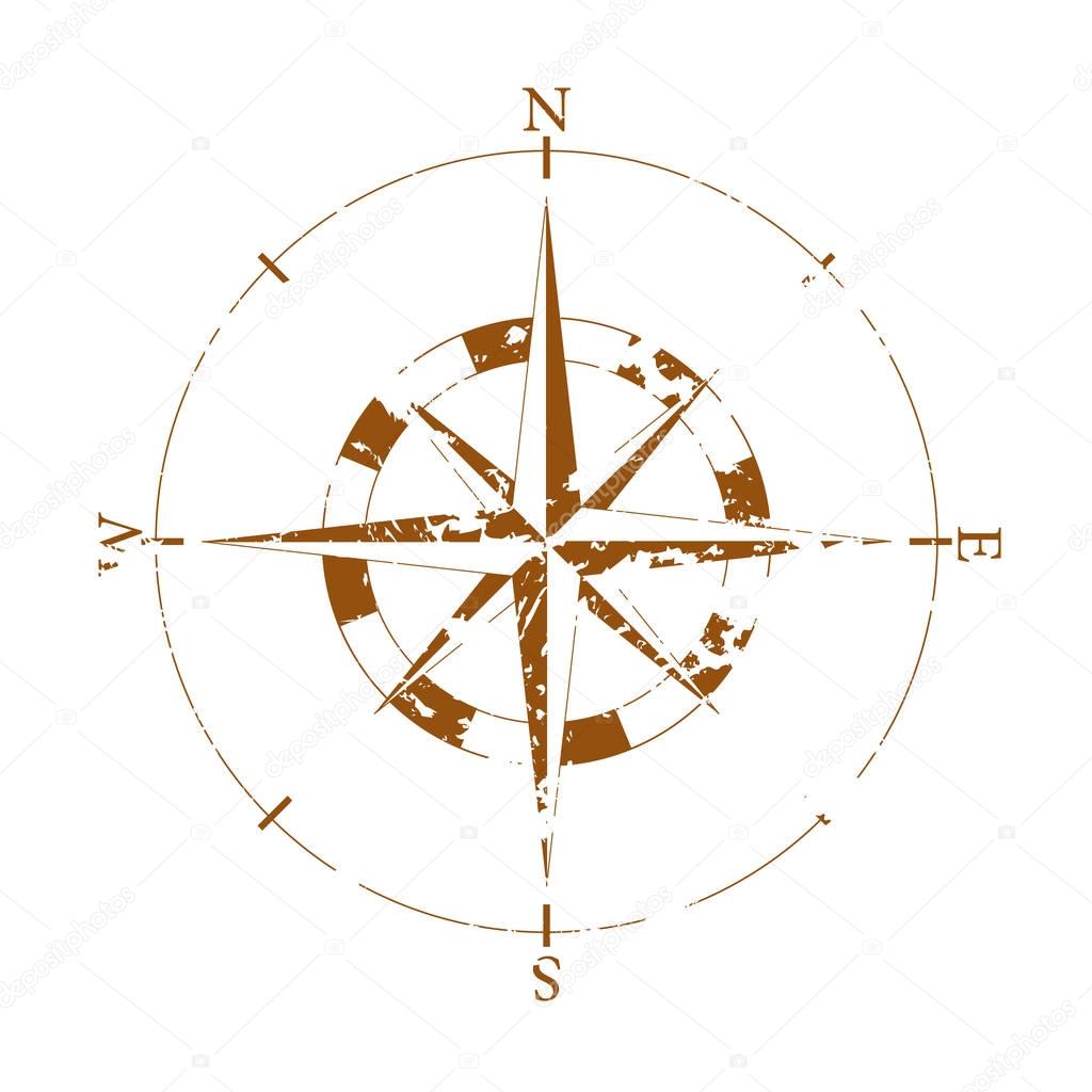 Element of a vintage compass