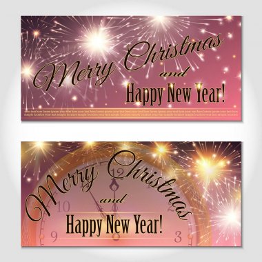 Noel havai fişek ile 2 broşürler kümesi