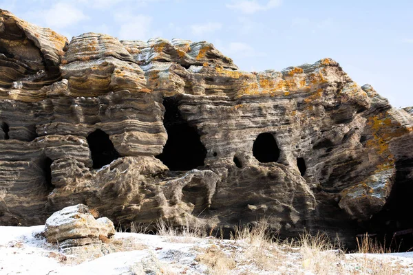 Дивовижна Вулканічна Печера Вірменії — стокове фото