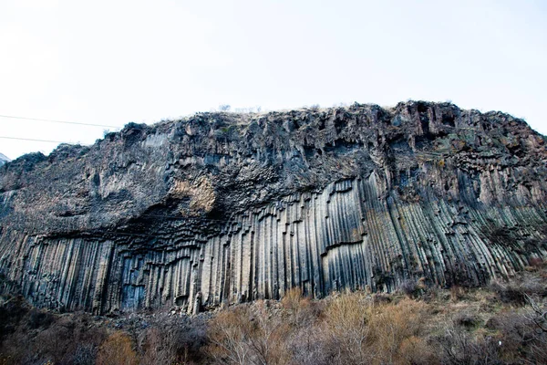 놀라운 석재나 현무암 오르간의 교향곡 아르메니아 — 스톡 사진