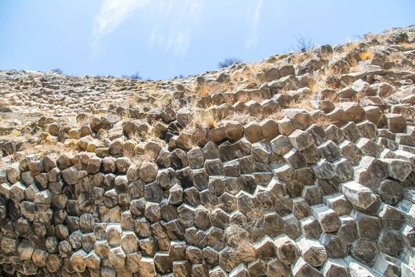 Ovanligt Berg Med Fantastiska Mönster Armenien Symfoni Stenar — Stockfoto