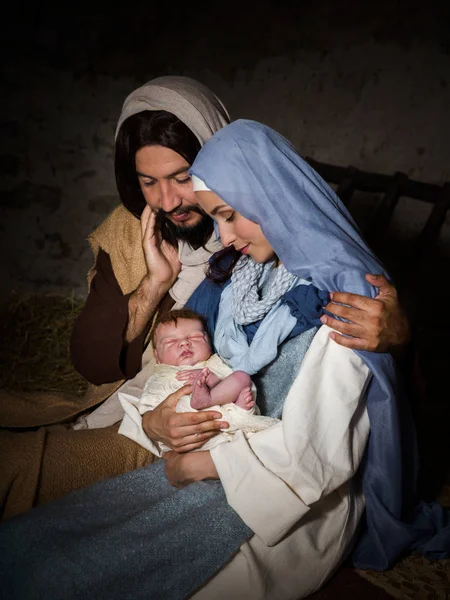 Christmas nativity manger — Stock Photo, Image