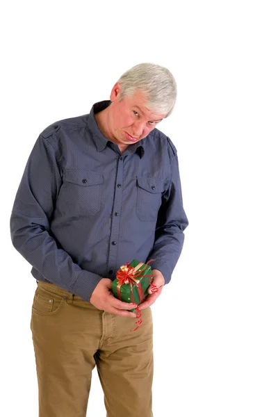 Unhappy with one present — Stock Photo, Image